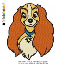 Lady and the Tramp 04 Embroidery Designs